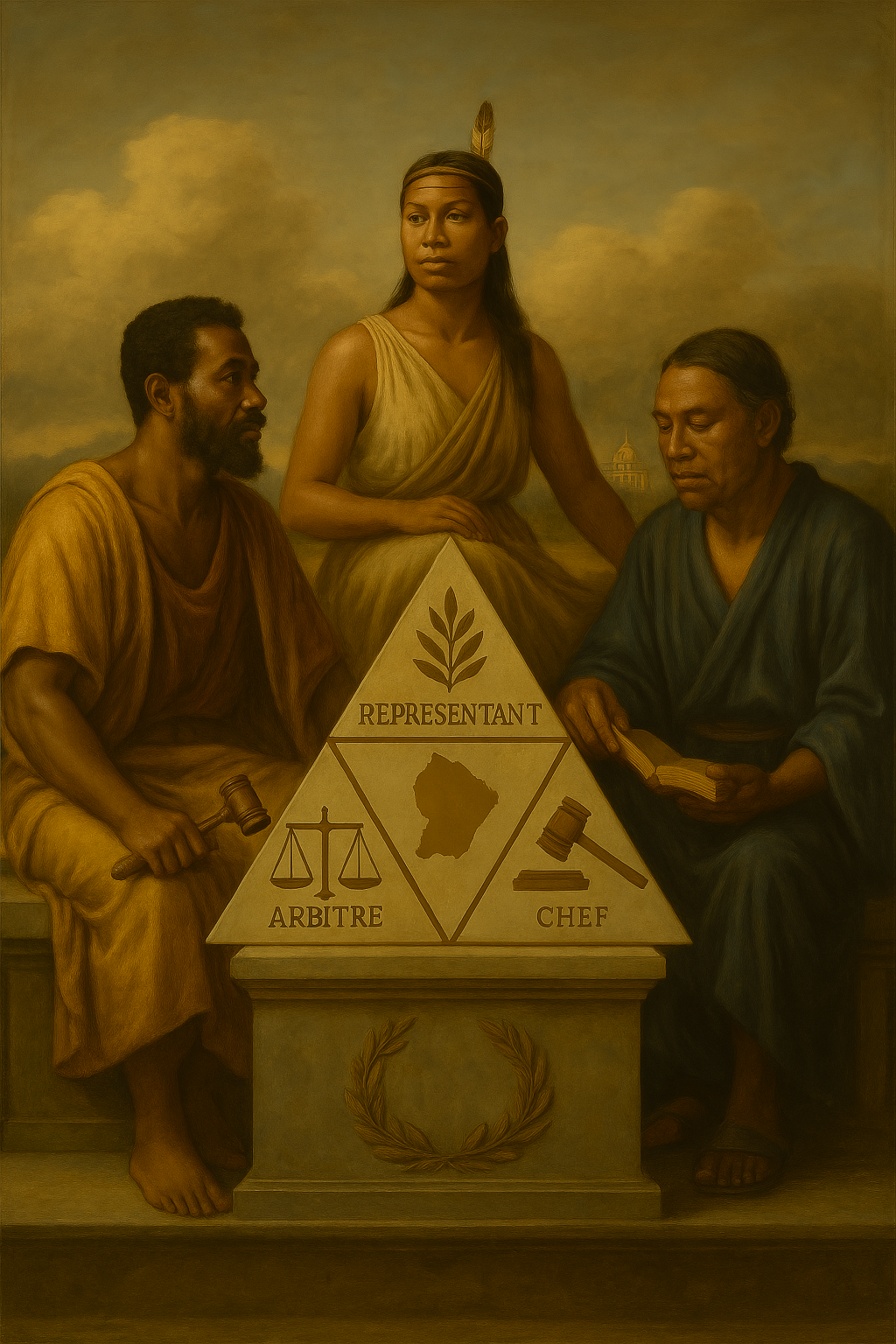 Illustration de la Triarchie Harmonique